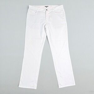 Peter Millar Crown‎ Sport eb66 Pants Mens 38x32 White Preppy Performance Coastal